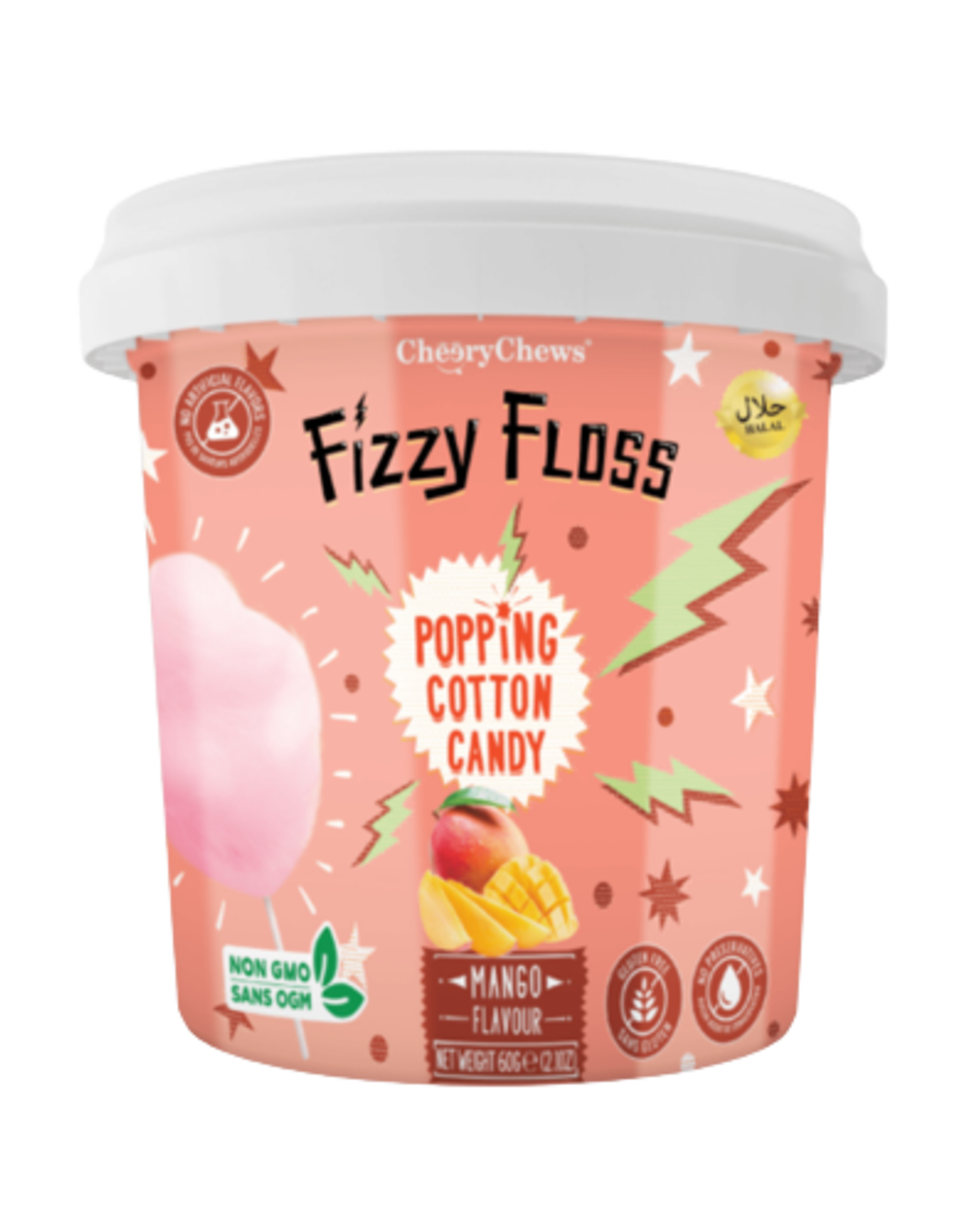 Fizzy Floss Popping Cotton Candy Mango