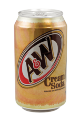 A & W Cream Soda Can