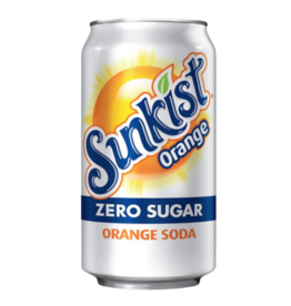 Sunkist Orange Soda Zero Can