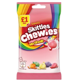 Skittles Chewies Fruits Price Marked British