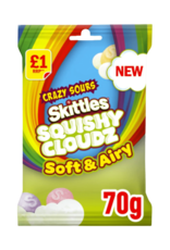 Skittles Squishy Cloudz Crazy Sours Price Marked British