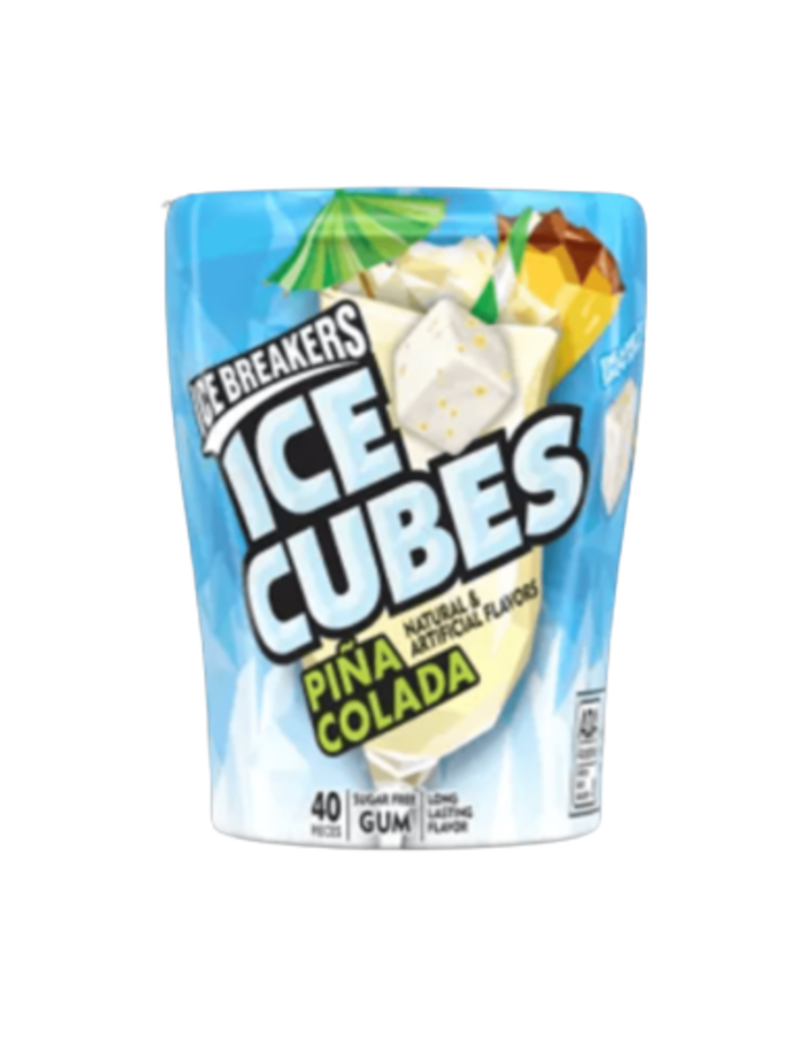 Hershey Ice Breakers Ice Cubes Pina Colada Forty Pieces
