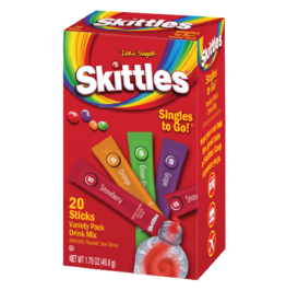 Skittles Singles To Go 20 Sticks