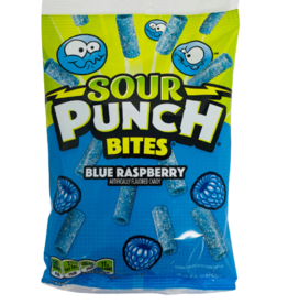 Sour Punch Blue Raspberry Bites Peg Bag