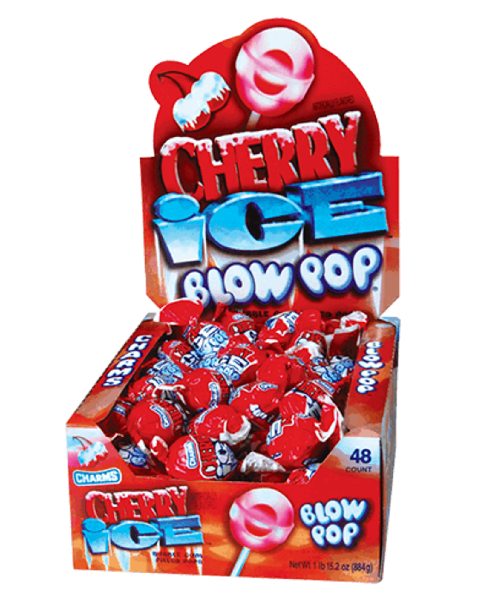 Charms Blow Pops Cherry Ice