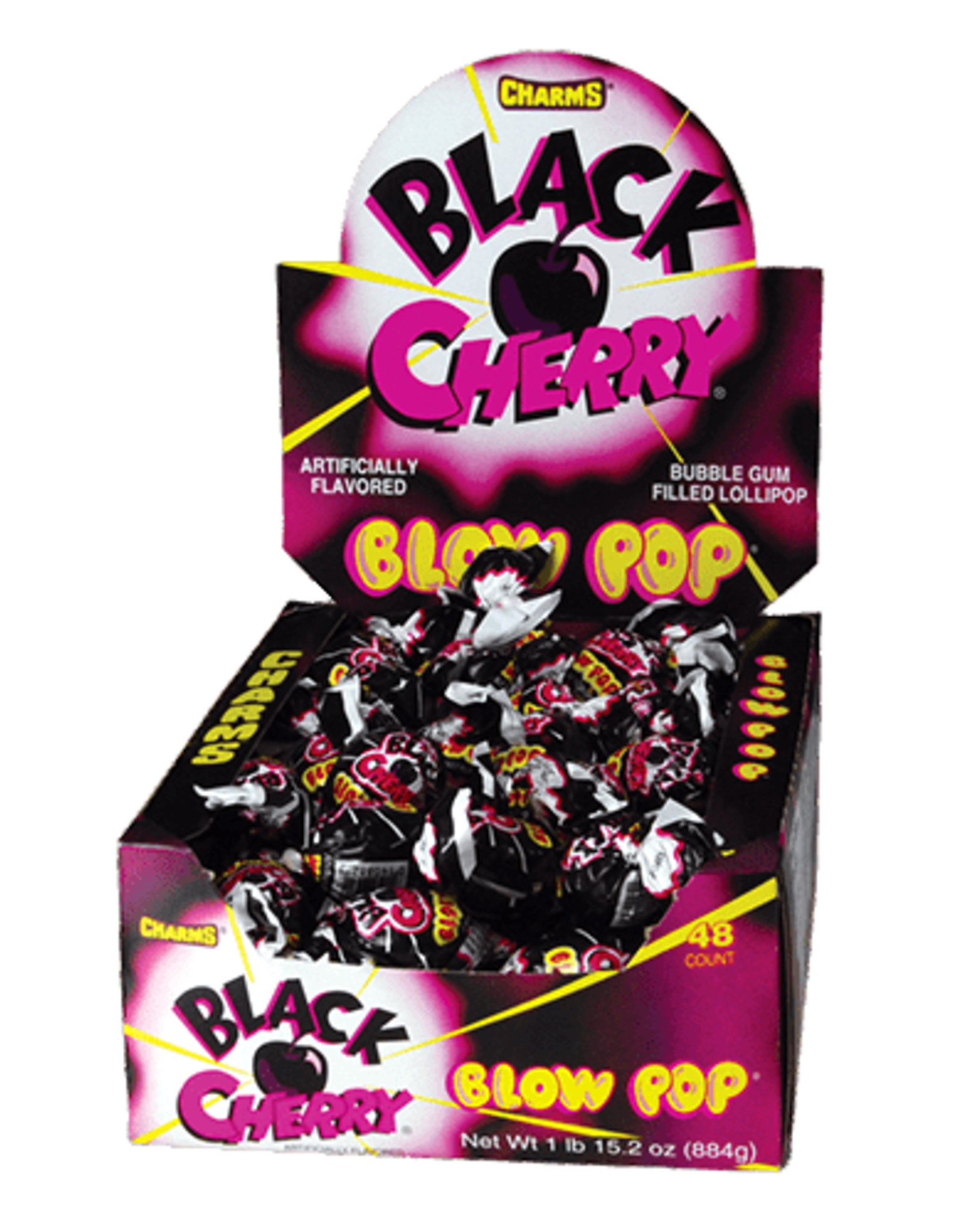 Charms Blow Pops Black Cherry