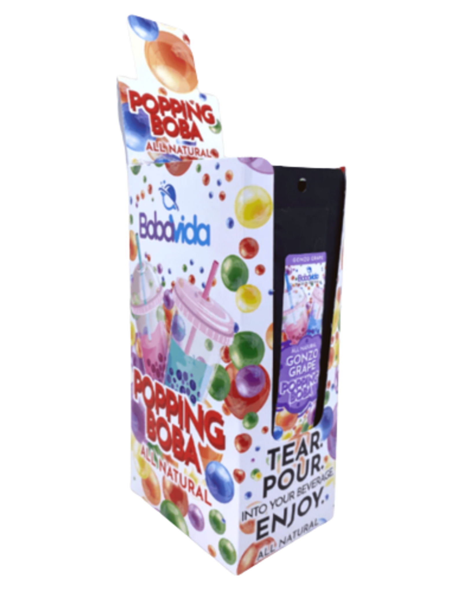 Popping Boba Single Serve All Natural Fruit Punch