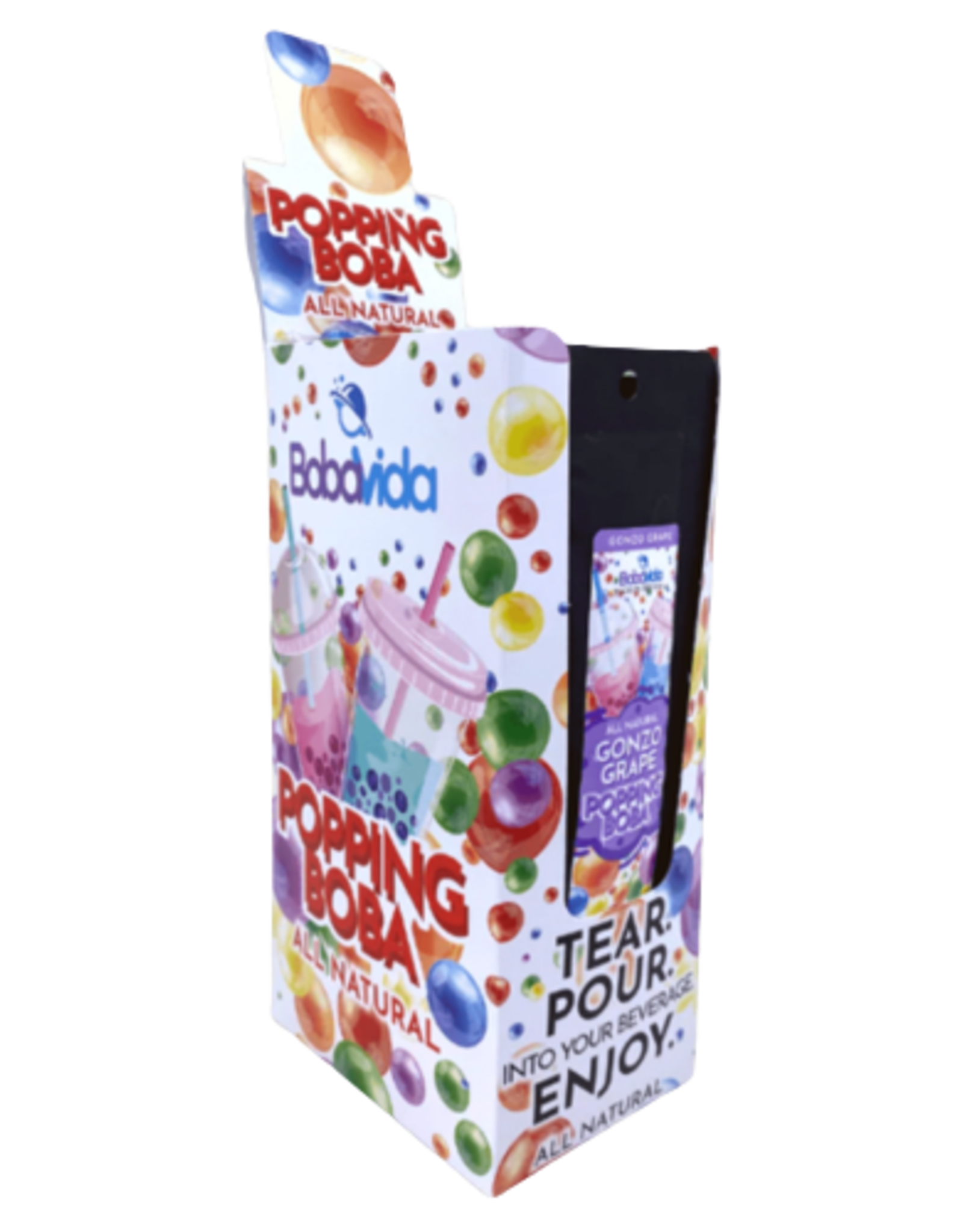 Popping Boba Single Serve All Natural Blue Hawaiian Coconut