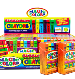 World Magic Colours Bubble Gum Crayons
