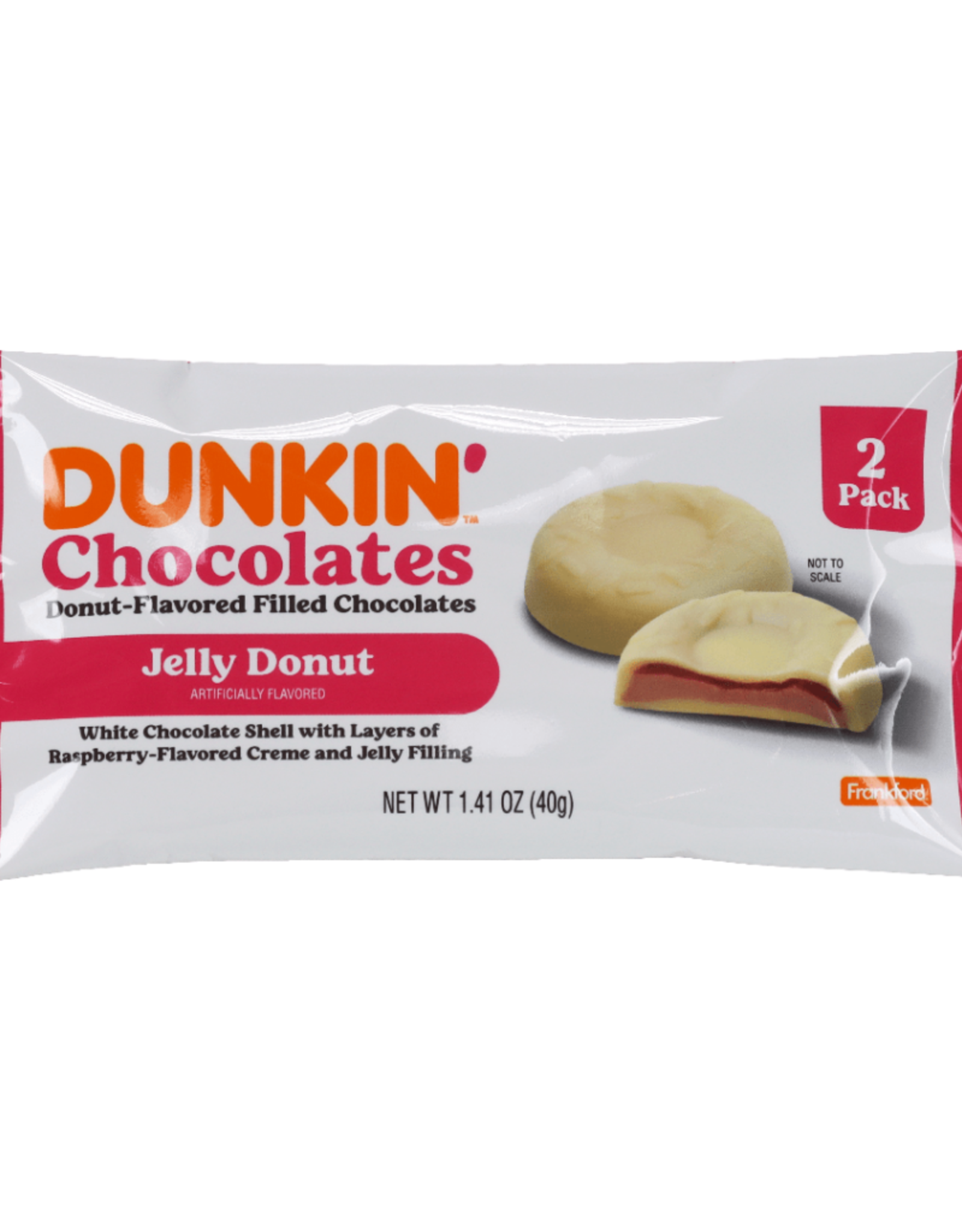 Frankford Dunkin' Chocolates Jelly Donut Two Pack
