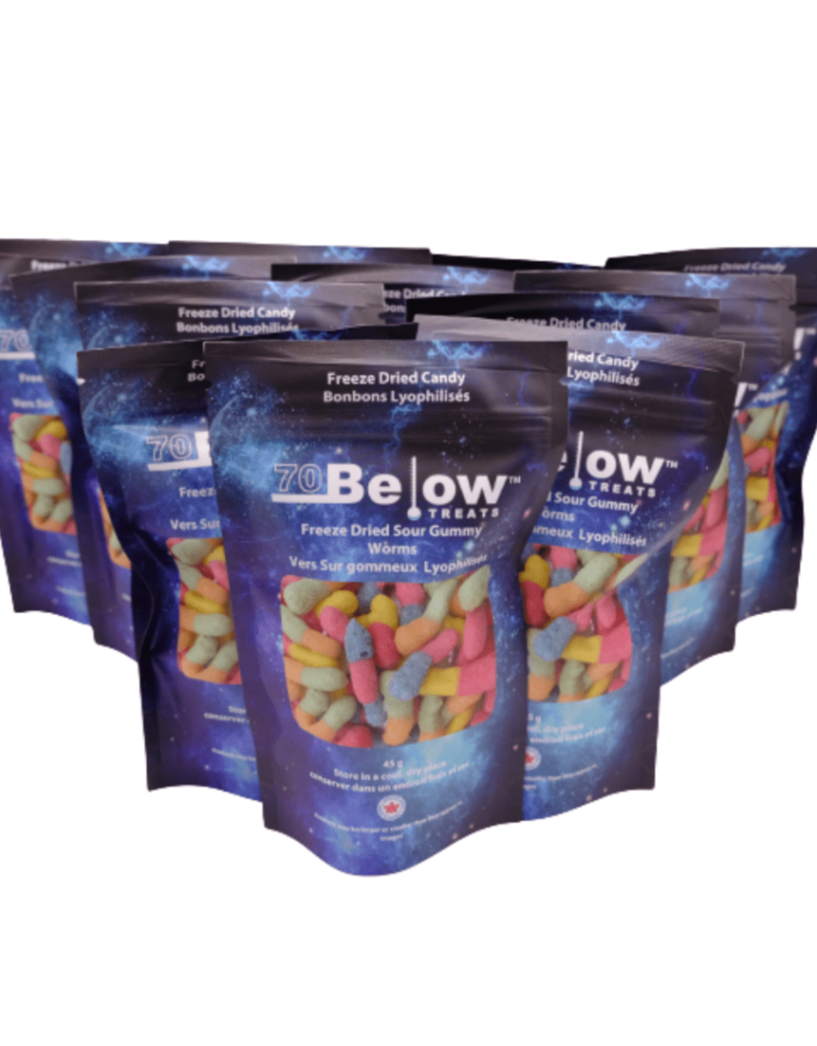 70 Below Treats Freeze Dried Sour Worms