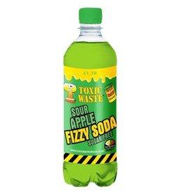 Toxic Waste Fizzy Soda Sugar Free Sour Apple Price Marked British