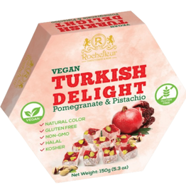 Rochefleur Vegan Turkish Delight Pomegranate and Pistachio