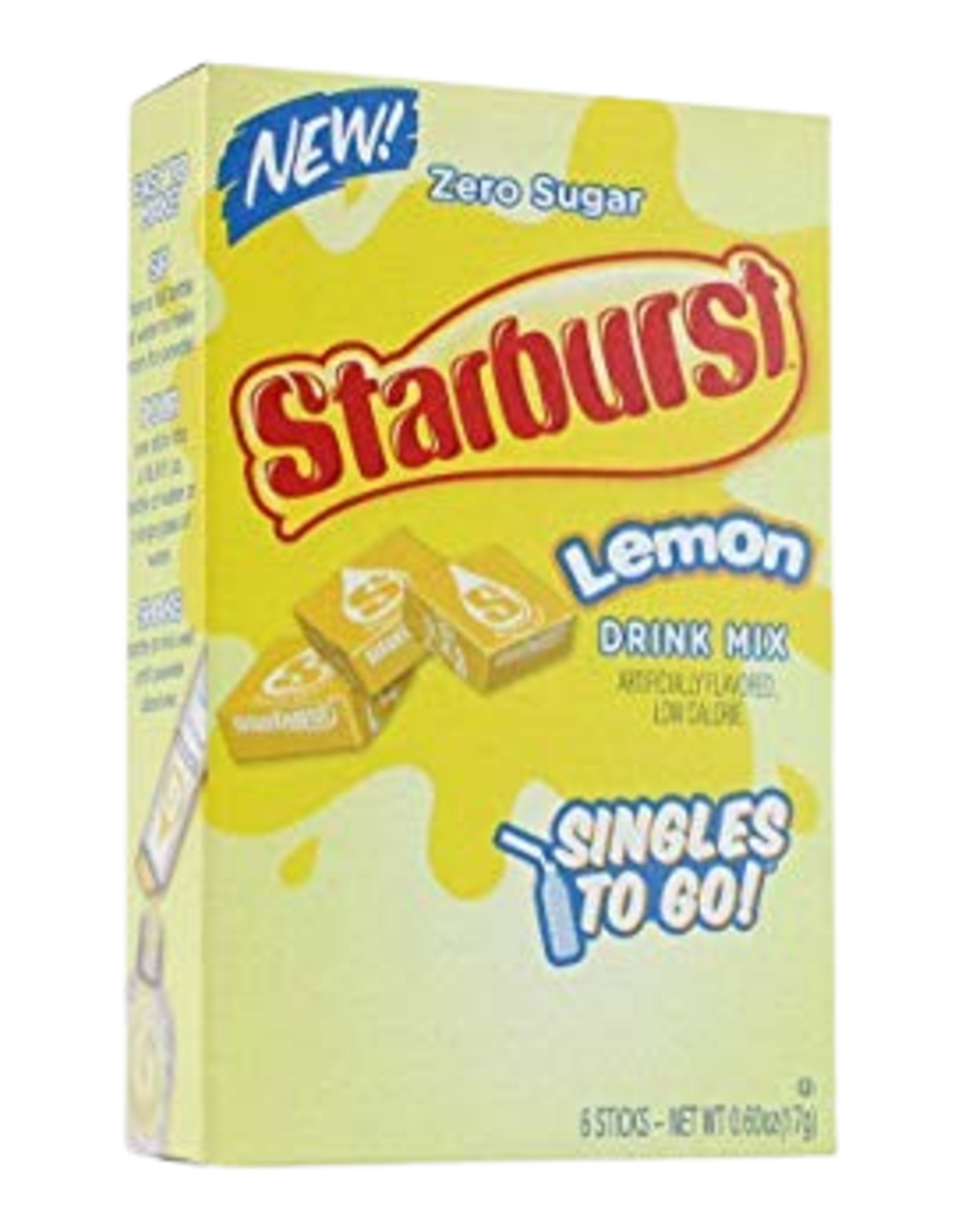 Starburst Singles To Go Lemon