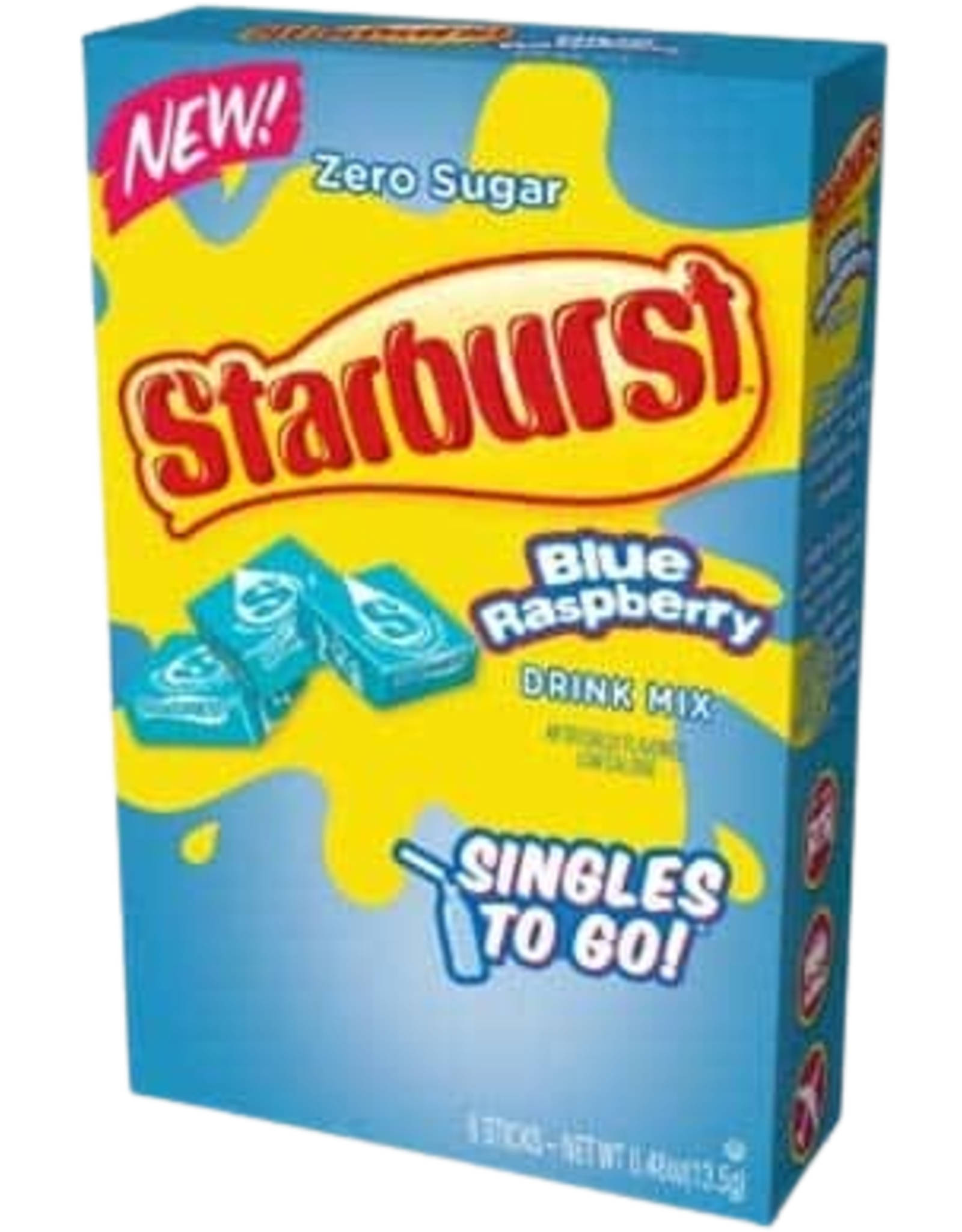 Starburst Singles To Go Blue Raspberry