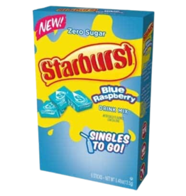 Starburst Singles To Go Blue Raspberry