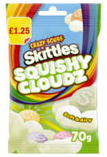 Skittles Squishy Cloudz Crazy Sours Price Marked British