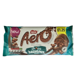 Aero Choco Hazelnut Sharing Bar Price Marked British