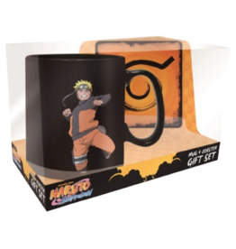 Naruto Shippuden Naruto Clone Jutsu Magic Mug and Coaster Gift Set