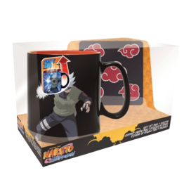 Naruto Shippuden Sharingan Heat Change Mug and Coaster Set