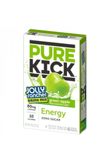 Pure Kick Energy Single To Go Zero Sugar Jolly Rancher Green Apple Six Pack