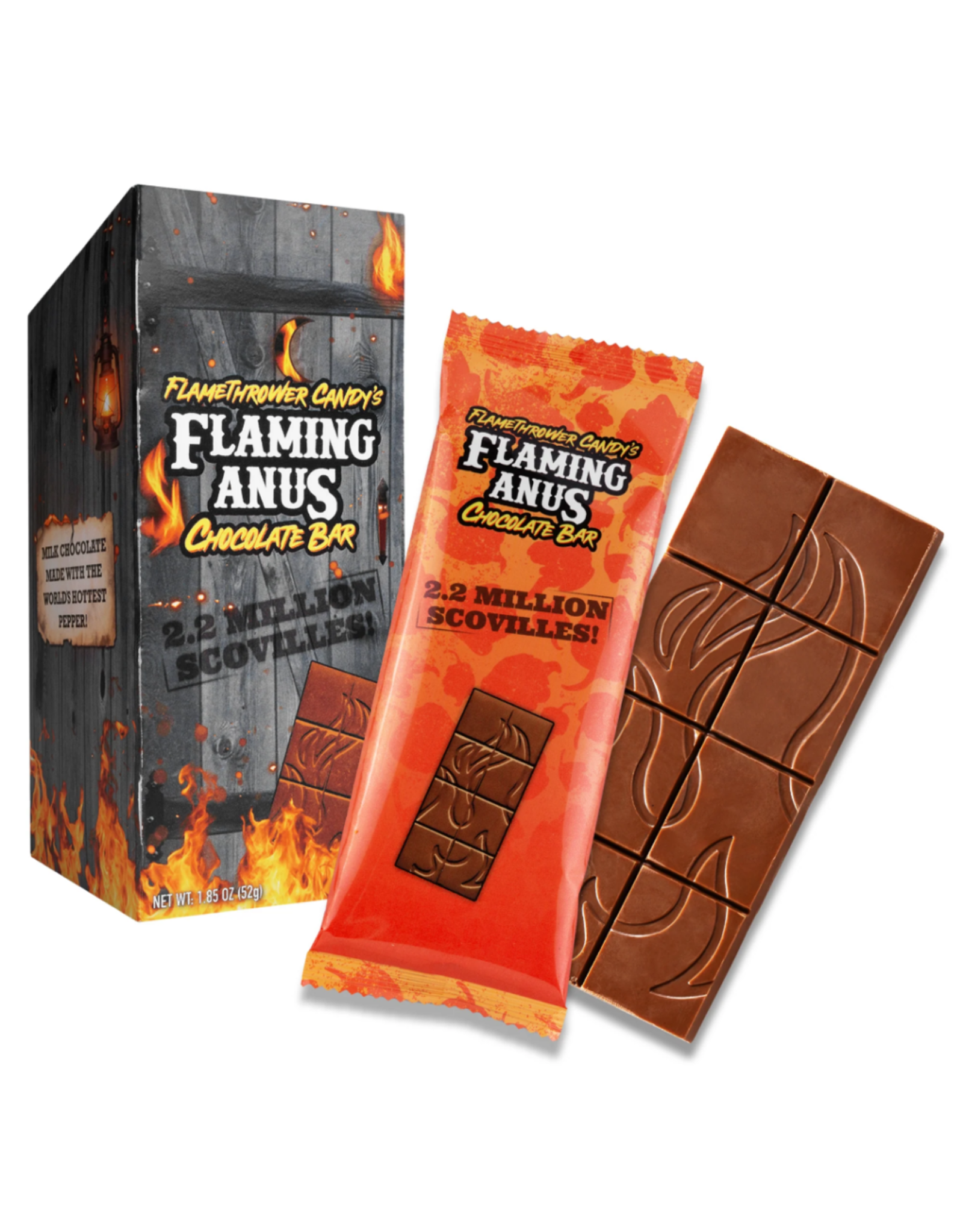 Flamethrower Candy's Flaming Anus Chocolate Bar