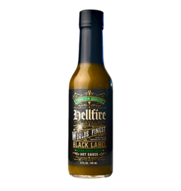 Hellfire Hot Sauce | Black Label Green - Extra Spicy