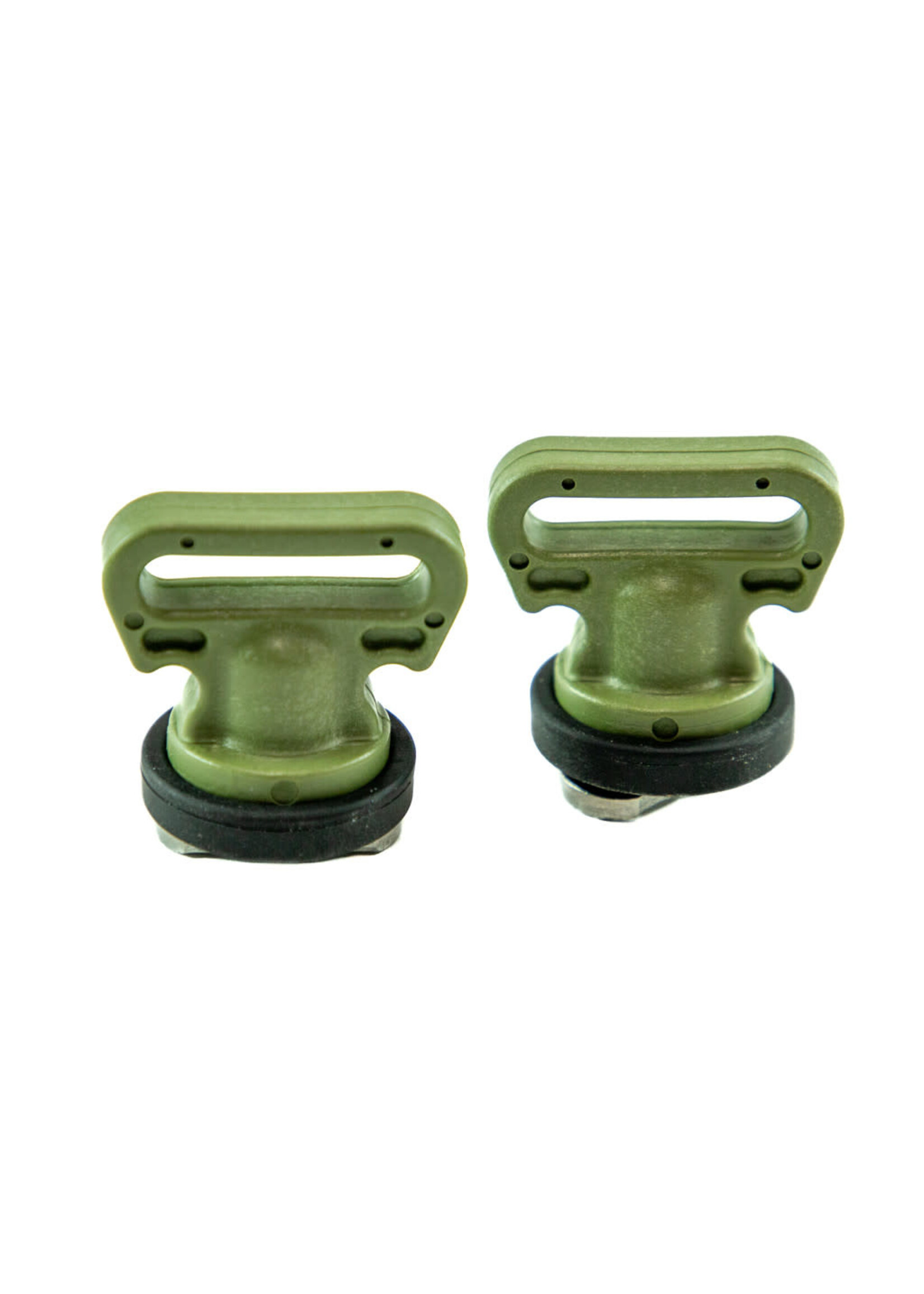 YakAttack LLC Vertical Tie Down Track Mount 2pk - Olive Green