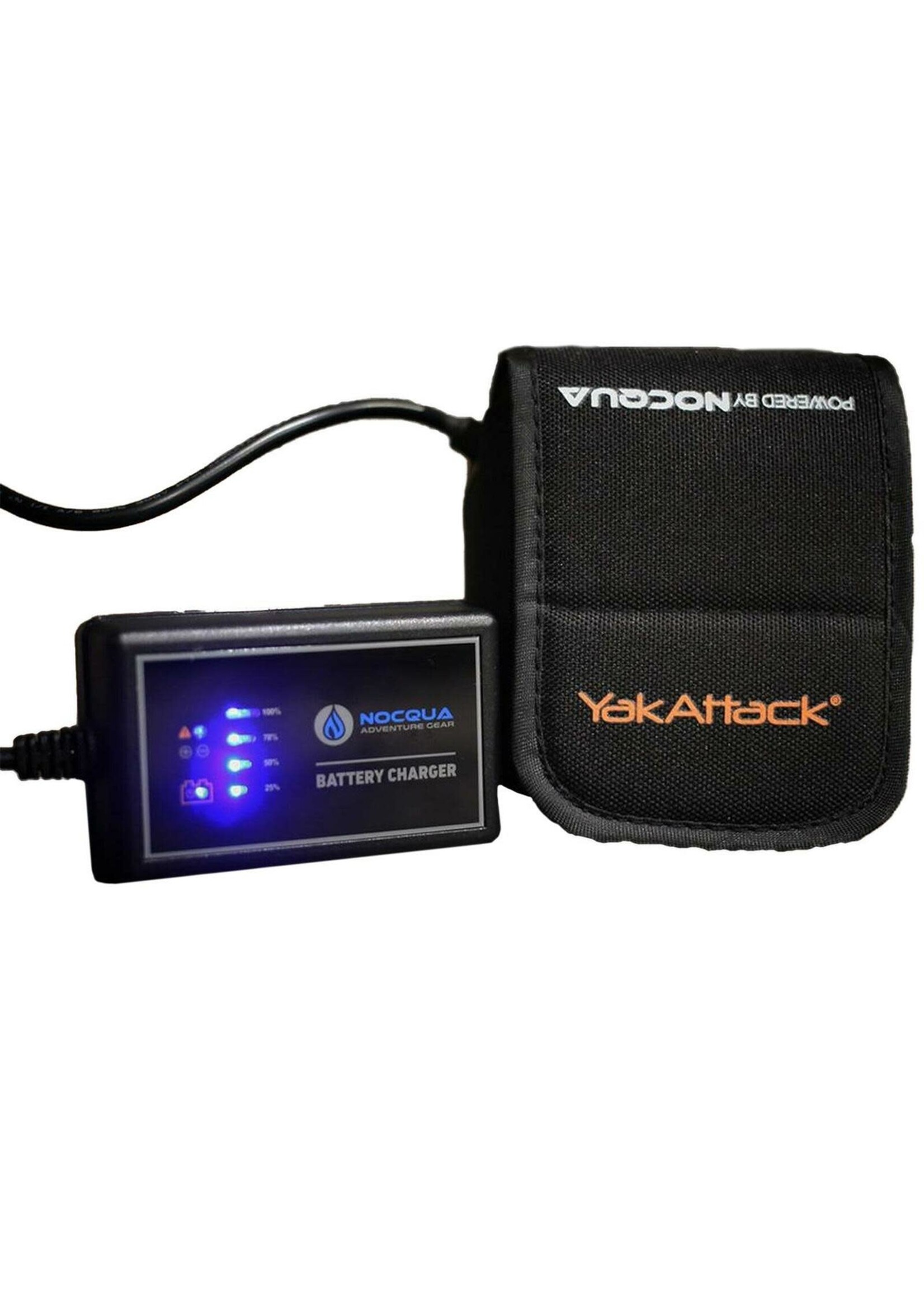 YakAttack LLC YakAttack Nocqua 10Ah Battery Power Kit, Lithium-ion water-resistant battery pack w/charger