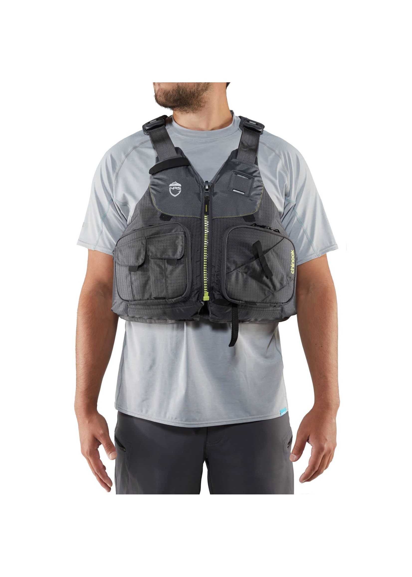 NRS NRS Chinook Fishing PFD Charcoal M/L