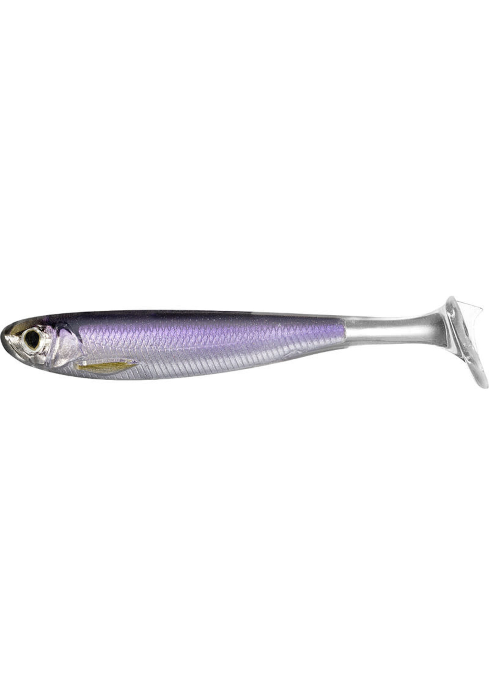 LiveTarget Live Target Slow Roll Shiner Silver/Purple 5"