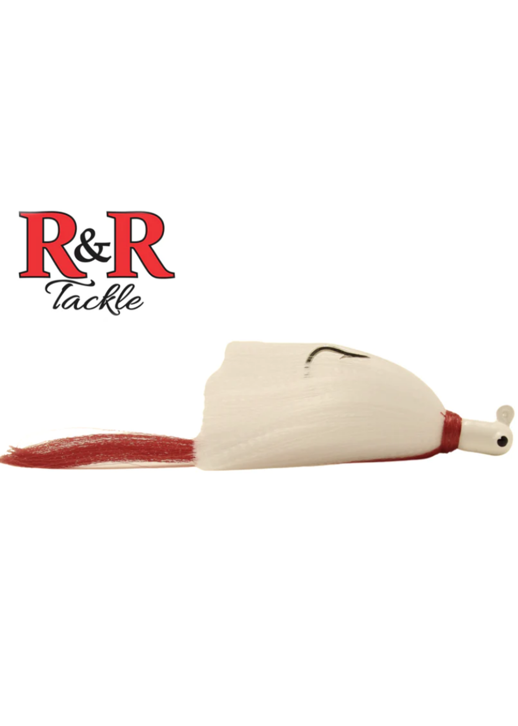 R&R Tackle R&R FlareHawk jig WH/WH/RD 1oz jig