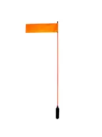 YakAttack LLC YakAttack VISIFlag, 52" tall mast with flag, Mighty Mount / GearTrac ready
