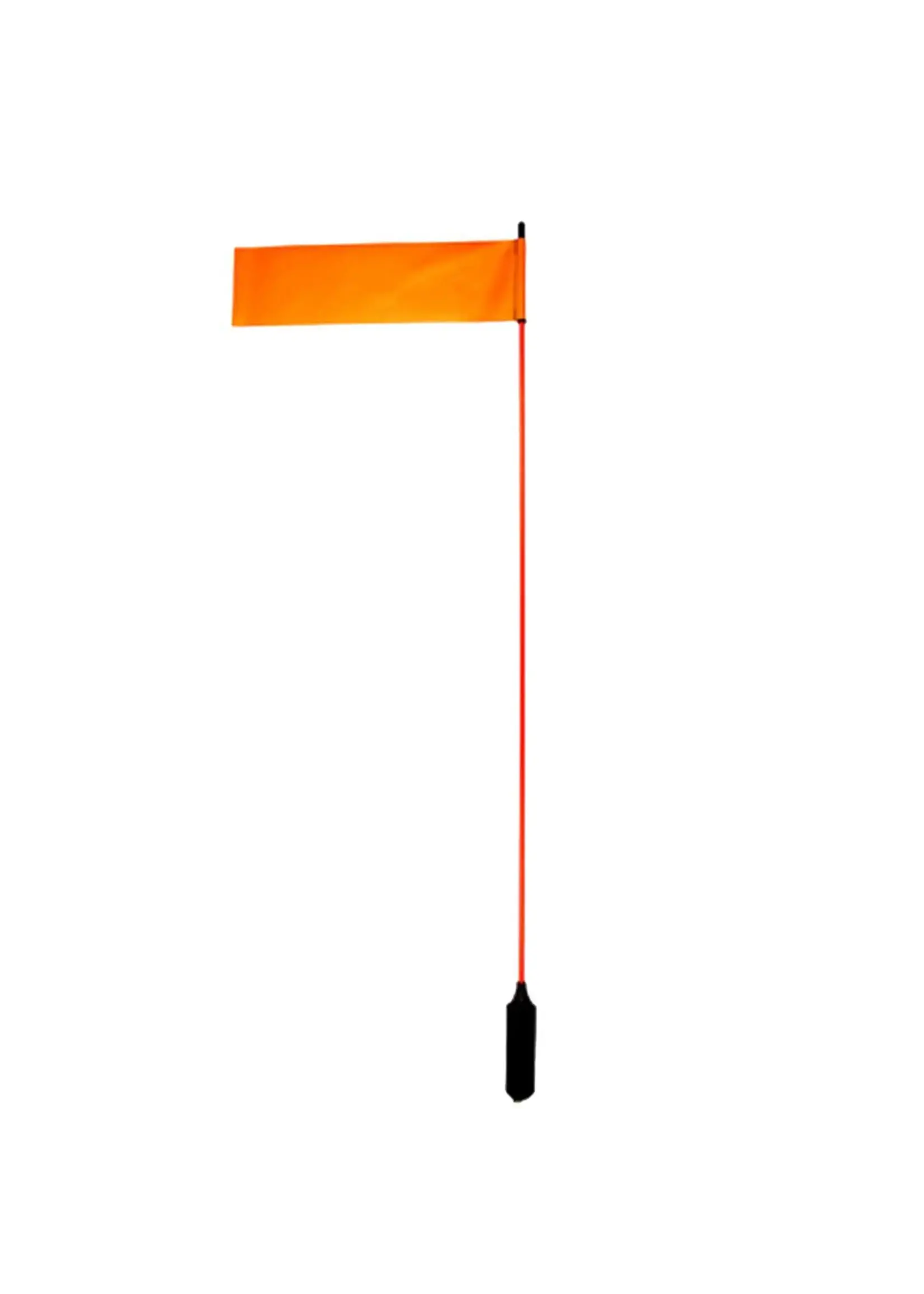 YakAttack LLC YakAttack VISIFlag, 52" tall mast with flag, Mighty Mount / GearTrac ready