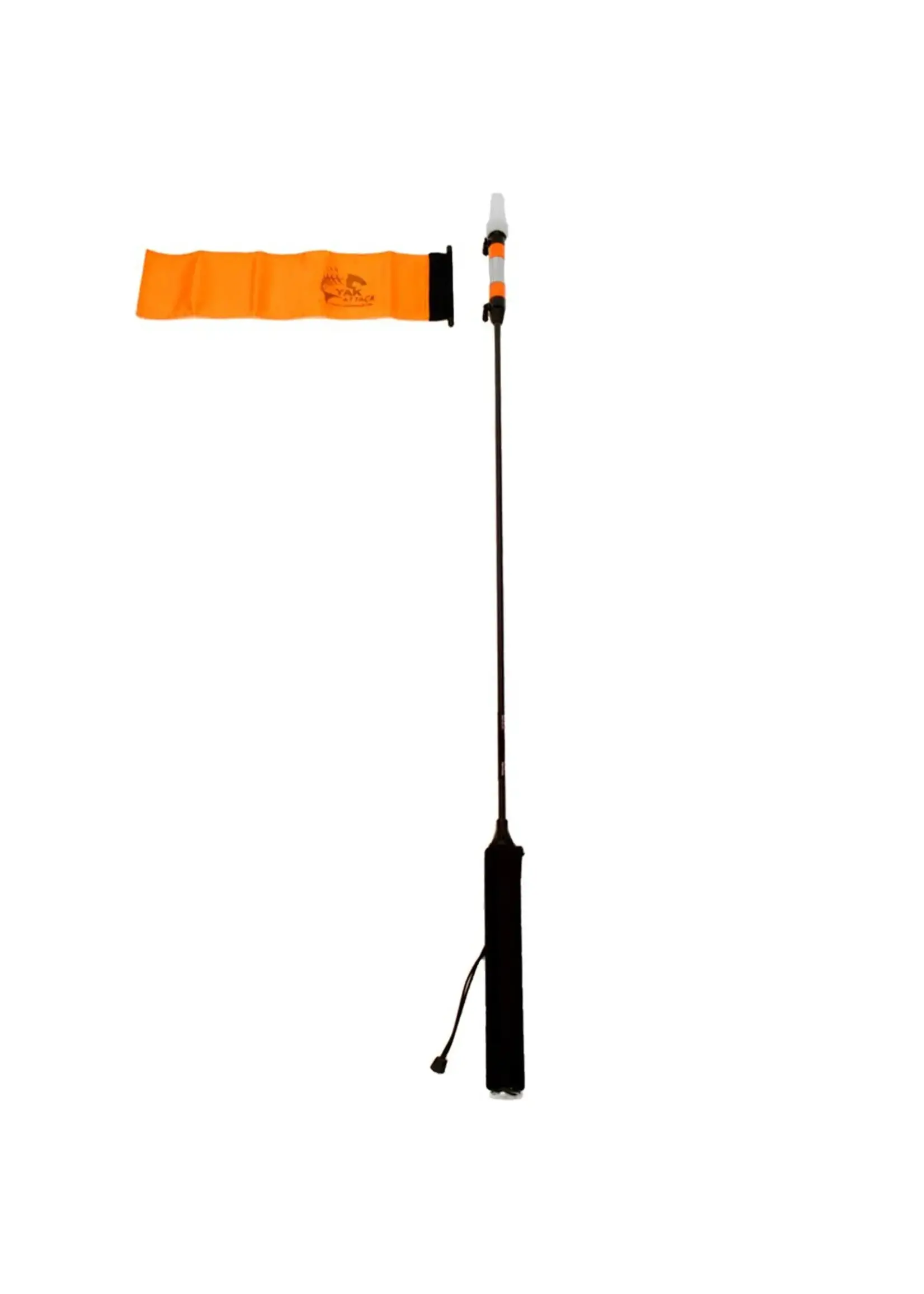 YakAttack LLC YakAttack VISIpole II, Light, mast, floating base, Mighty Mount / GearTrac ready, Includes flag