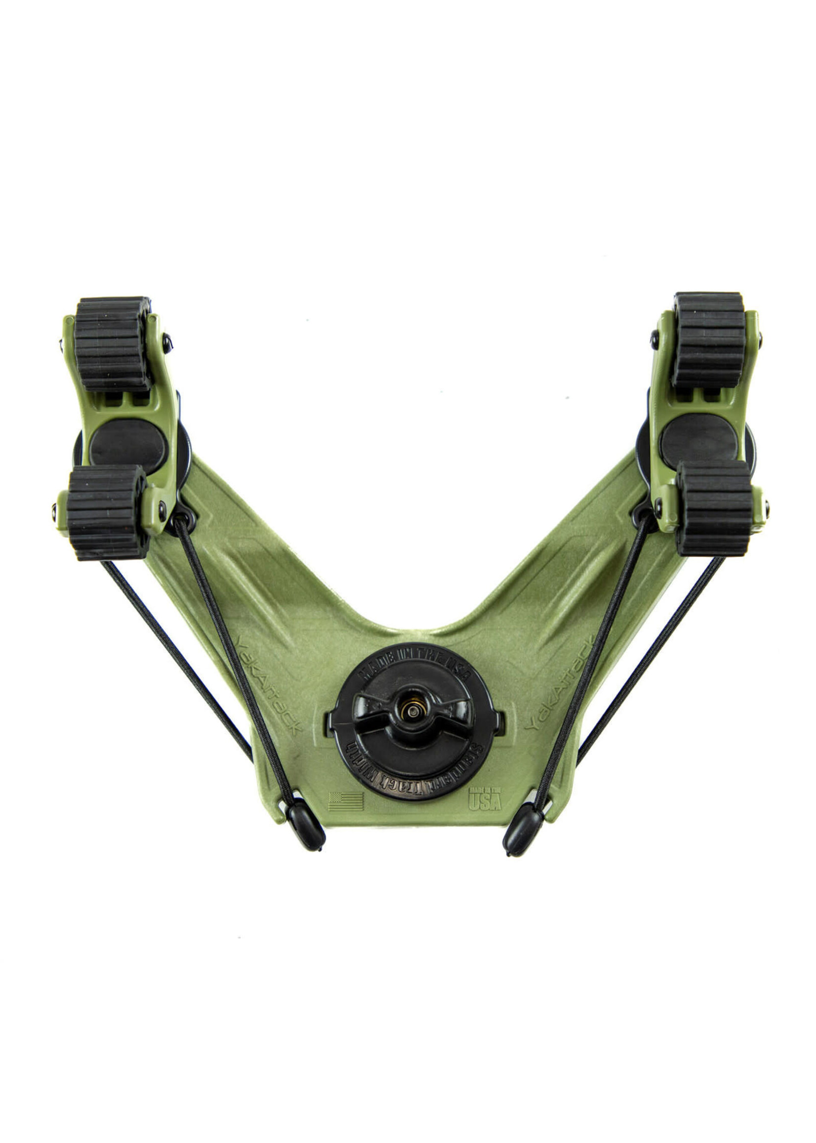 YakAttack LLC DoubleHeader w/ Dual Rotogrip Paddle Holders Olive Green