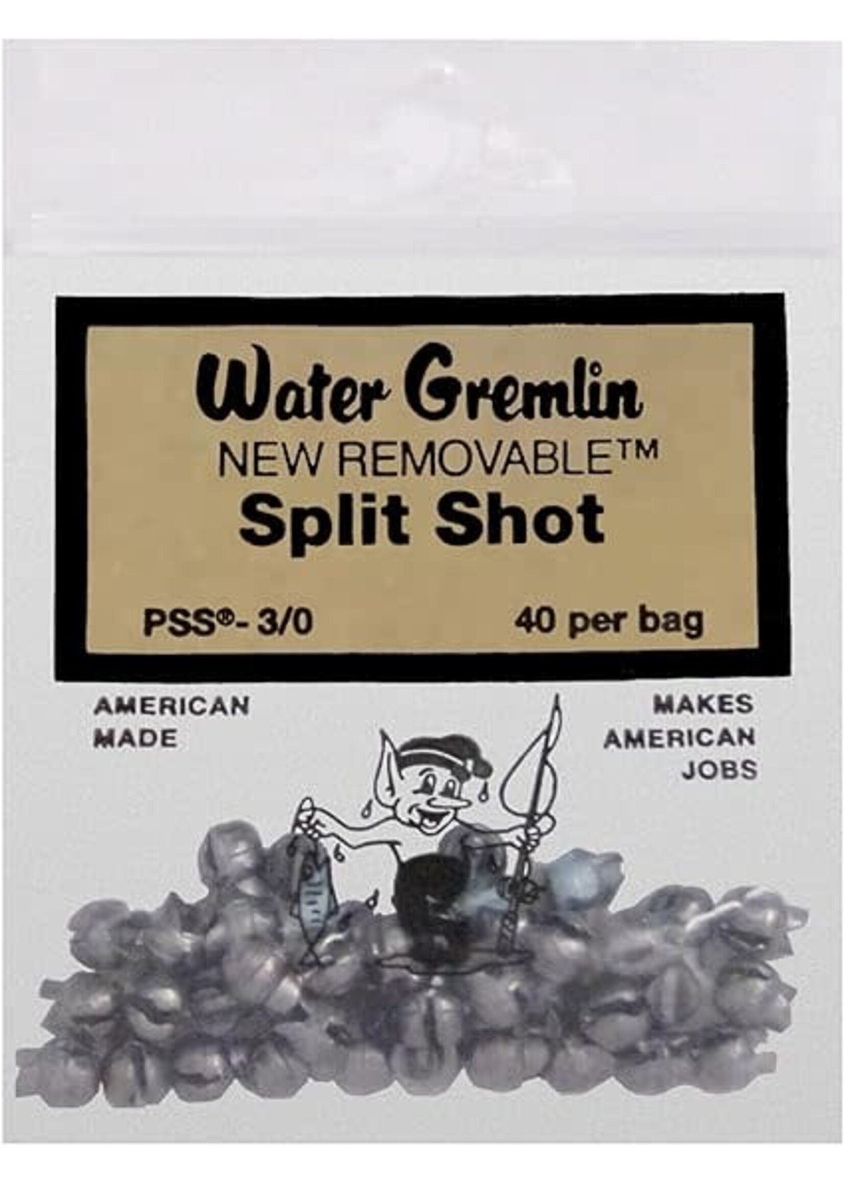 Water Gremlin Split Shot Sz 3/0