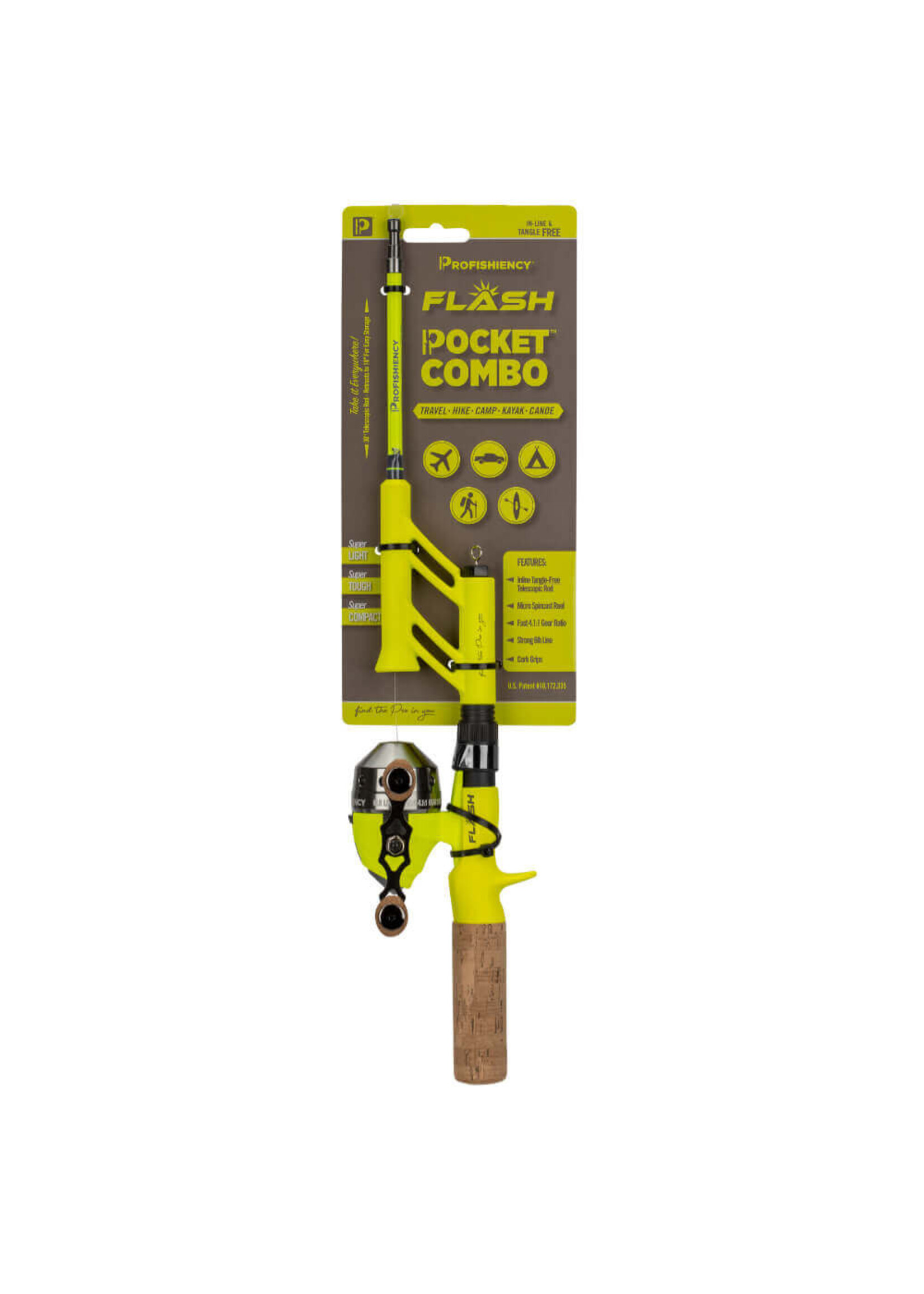 ProFishiency PCFLASH Pocket Telescopic Spin Cast green