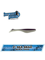 Bass Assassin Sea Shad 4 Black Shad