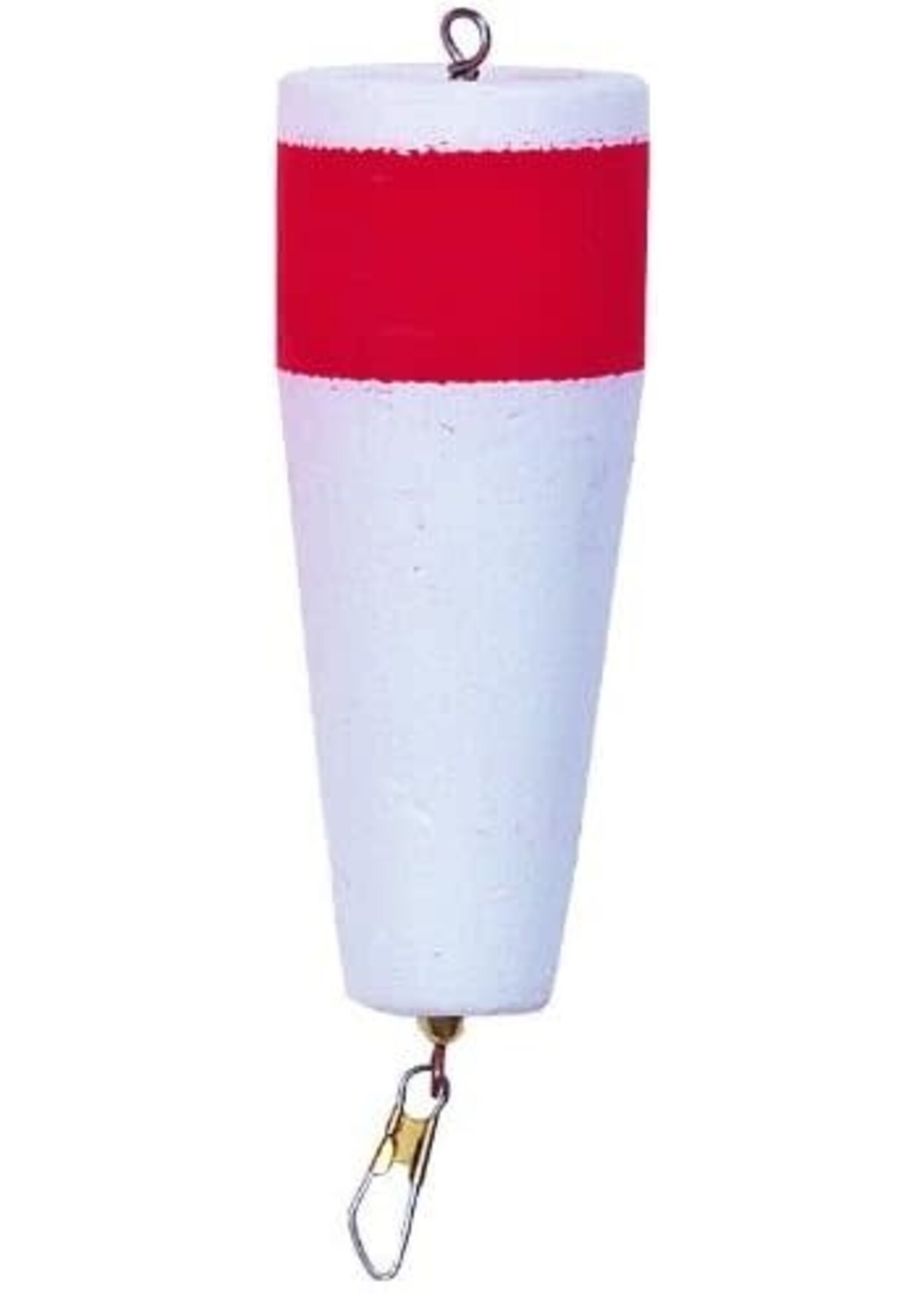 Billy Boy Billy Boy 82W-5SRW Weighted Popping Float w/Swivel 5" Red/White 12/Tray