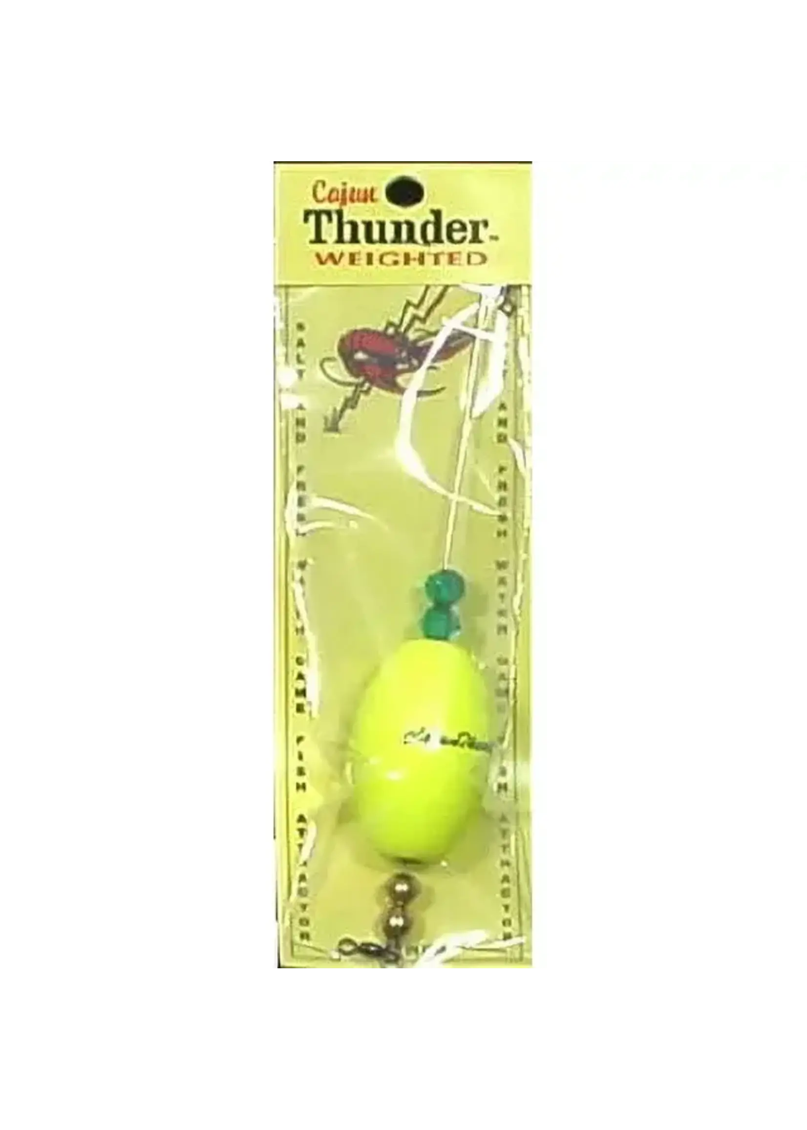 Precision Tackle Precision Tackle 15403 Yellow Oval Cajun Thunder