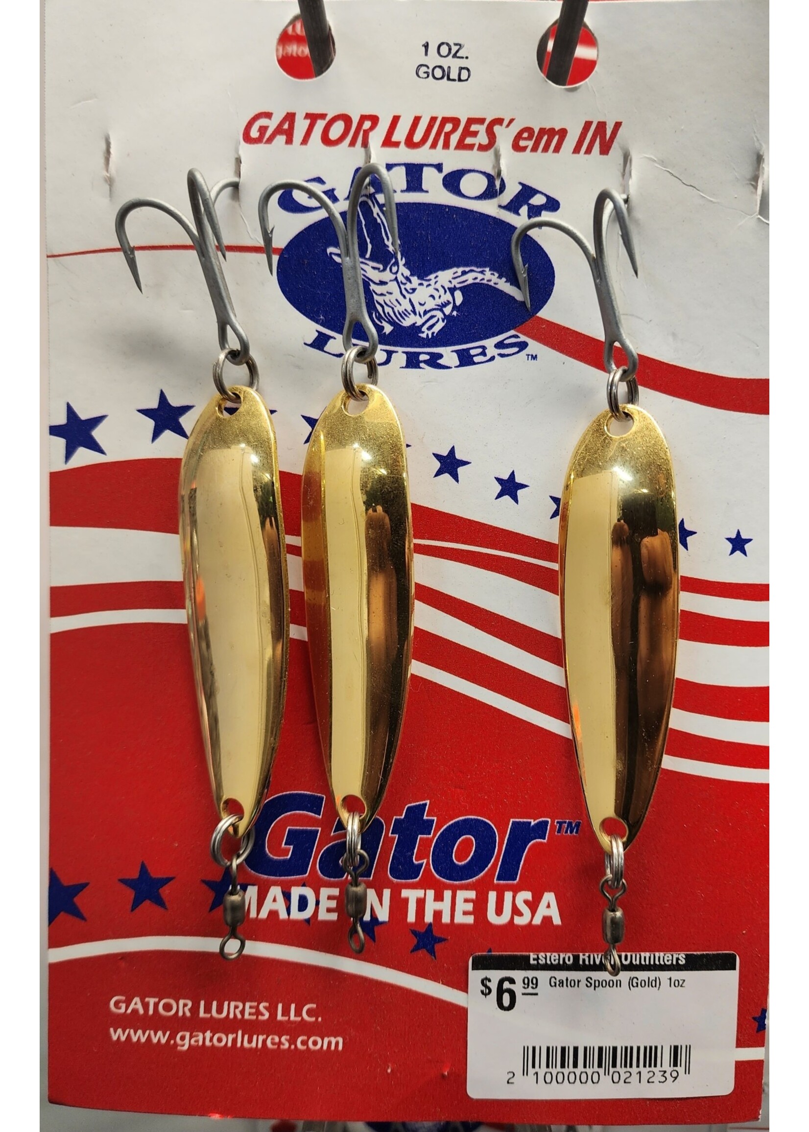 Gator Spoon (Gold) 1oz