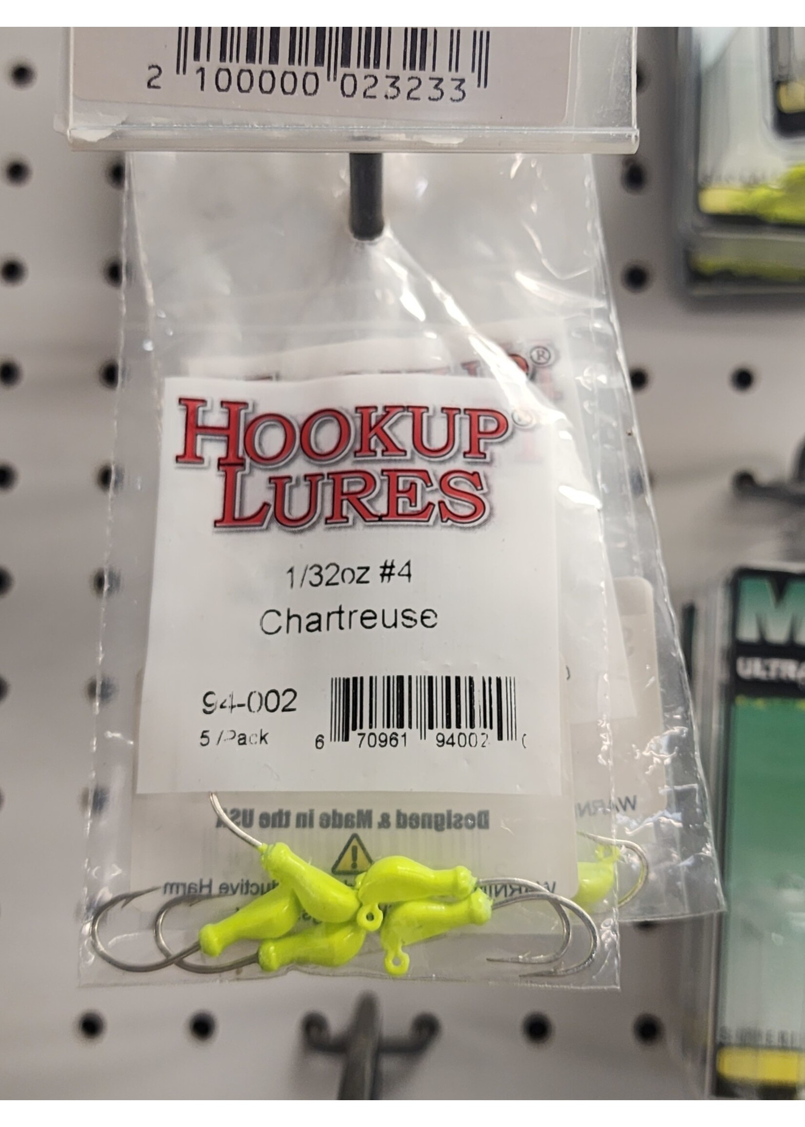 Hookup Hookup Jig Head 1/32 Chartreuse