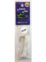 JAMFAB Tube Jig 3/8oz white/glow