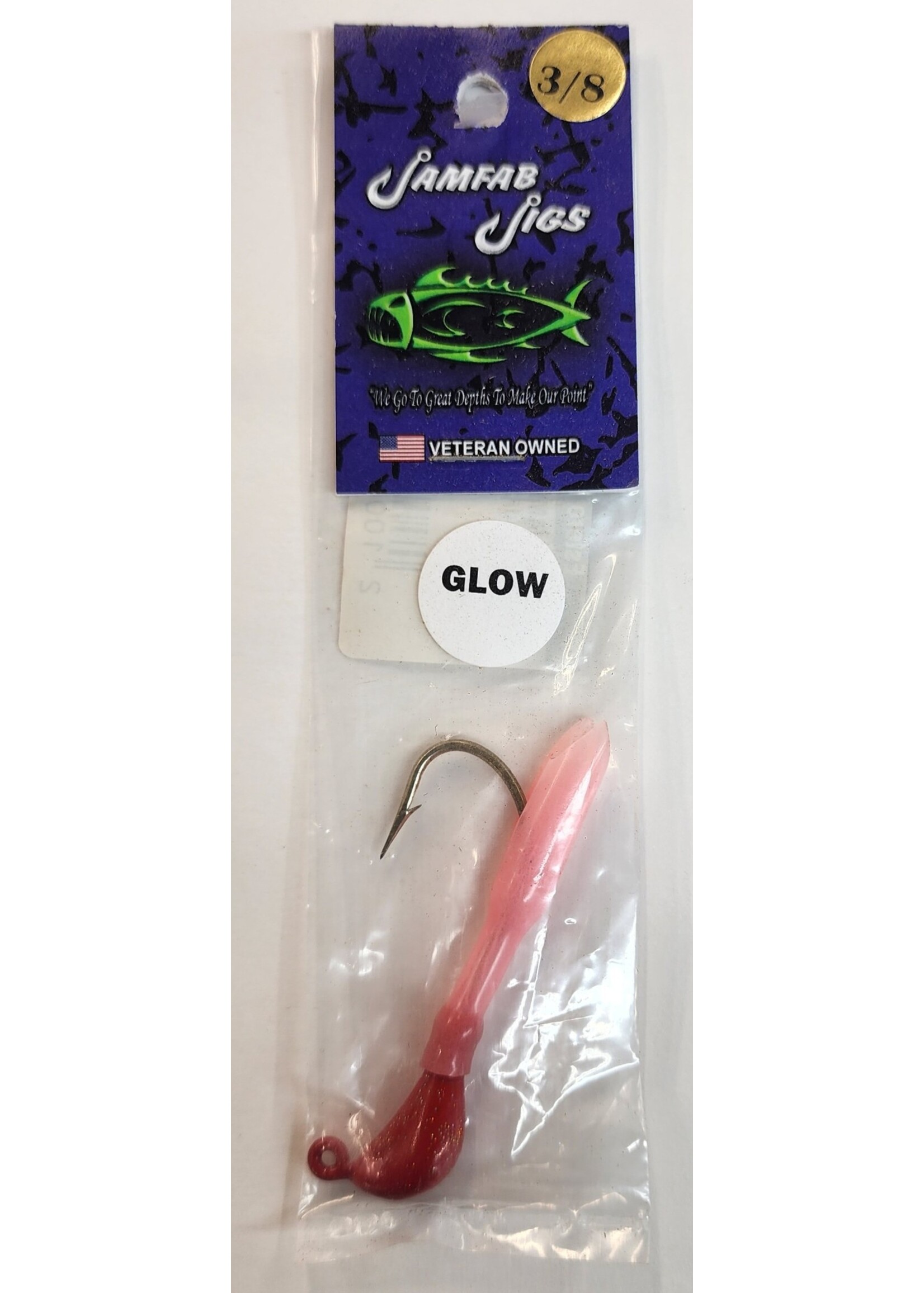JAMFAB Tube Jig 3/8oz red/pink