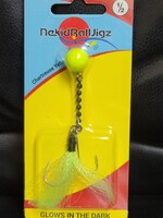 NekidBallJigz 4oz Chartreuse Green