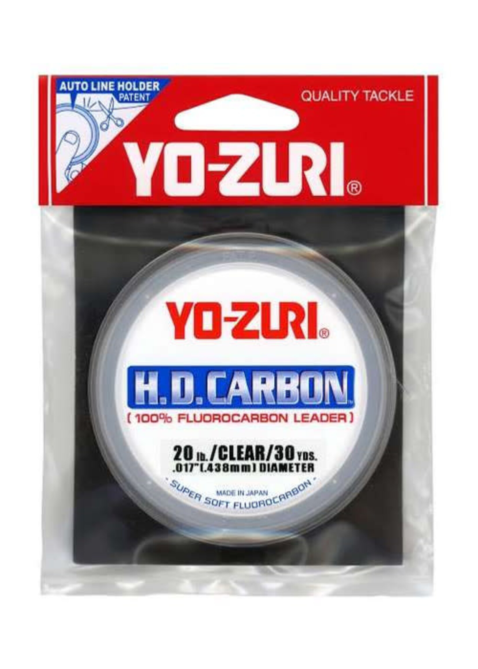 Yo-Zuri Yo-Zuri HD20LBCL Fluorocarbon 20lb 30yd Clear