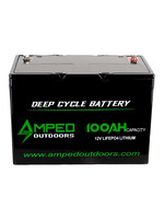 Amped Outdoors 100Ah Lithium Battery (LiFePO4)