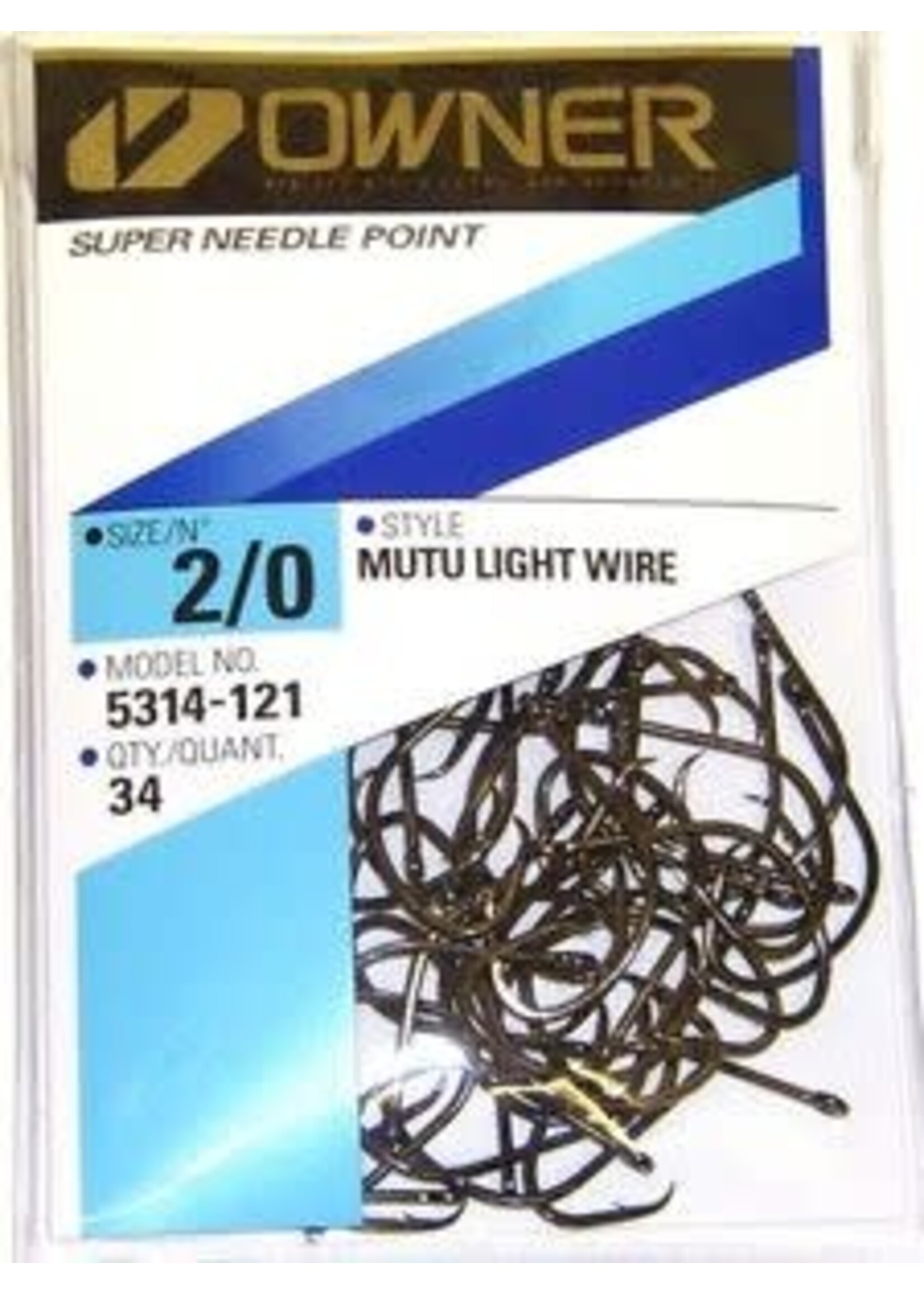 Owner Owner 5314-121 Size 2/0 34pk