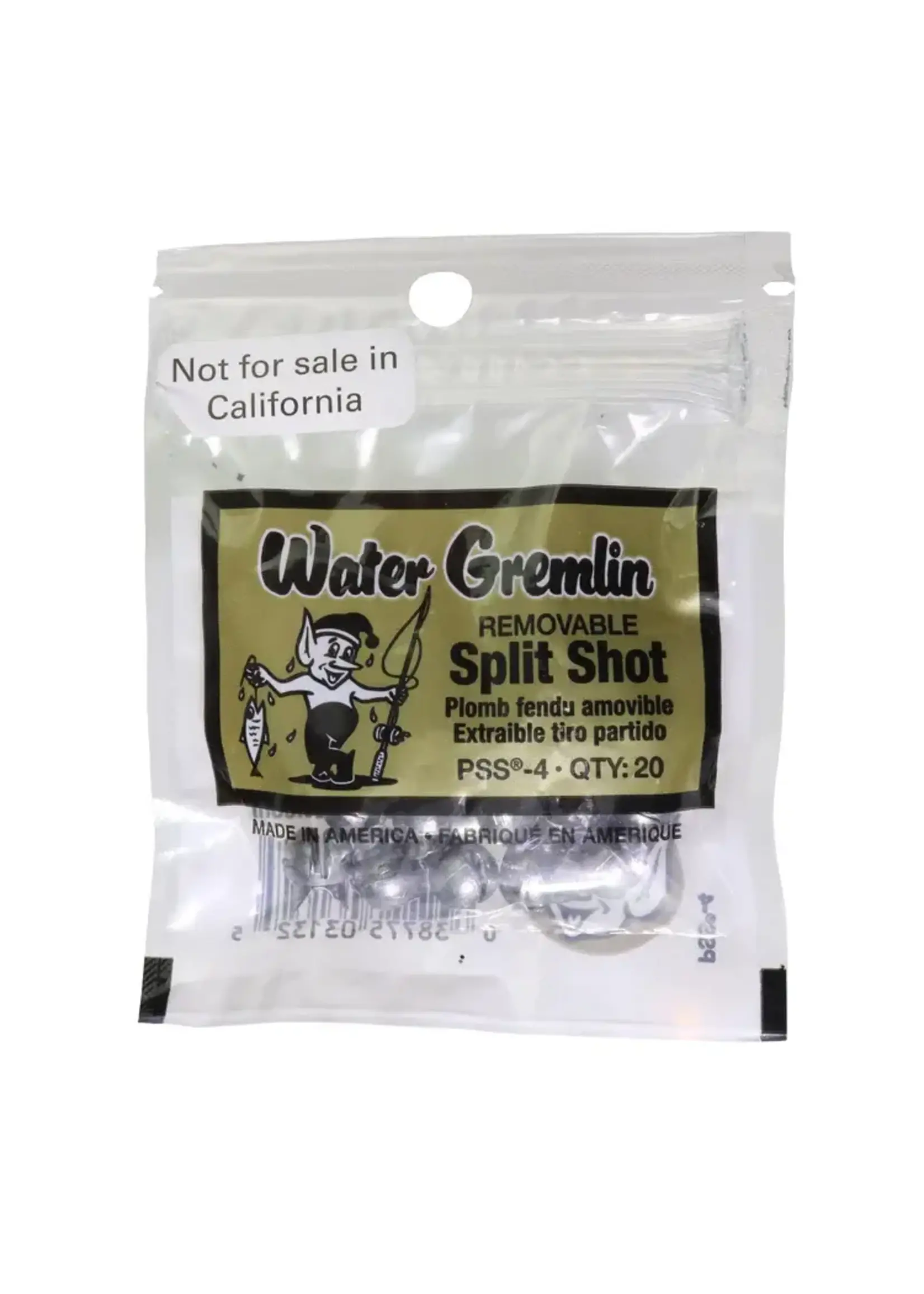 Water Gremlin Split Shot Sz 2